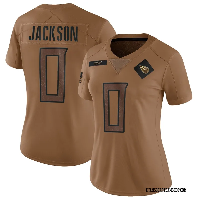 Women's Courtney Jackson Tennessee Titans Nike Limited 2023 Salute To Service Jersey - Brown
