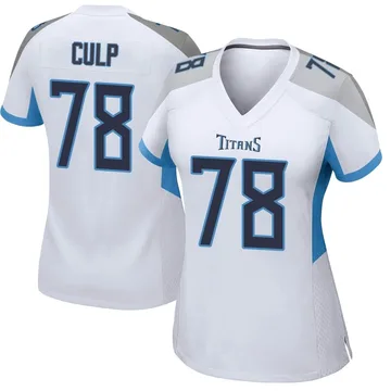 Women's Curley Culp Tennessee Titans Nike Game Jersey - White