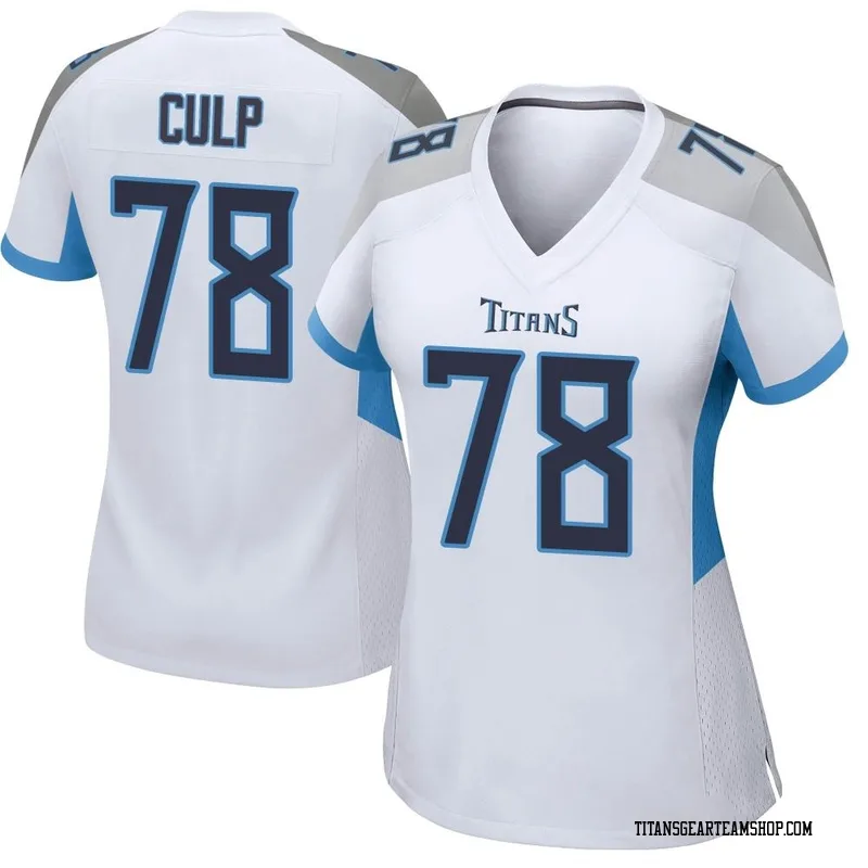 Women's Curley Culp Tennessee Titans Nike Game Jersey - White