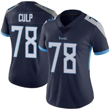Women's Curley Culp Tennessee Titans Nike Limited Vapor Untouchable Jersey - Navy