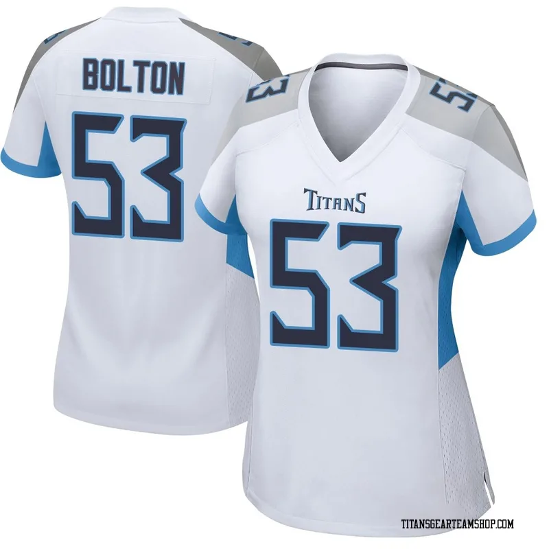Women's Curtis Bolton III Tennessee Titans Nike Game Jersey - White