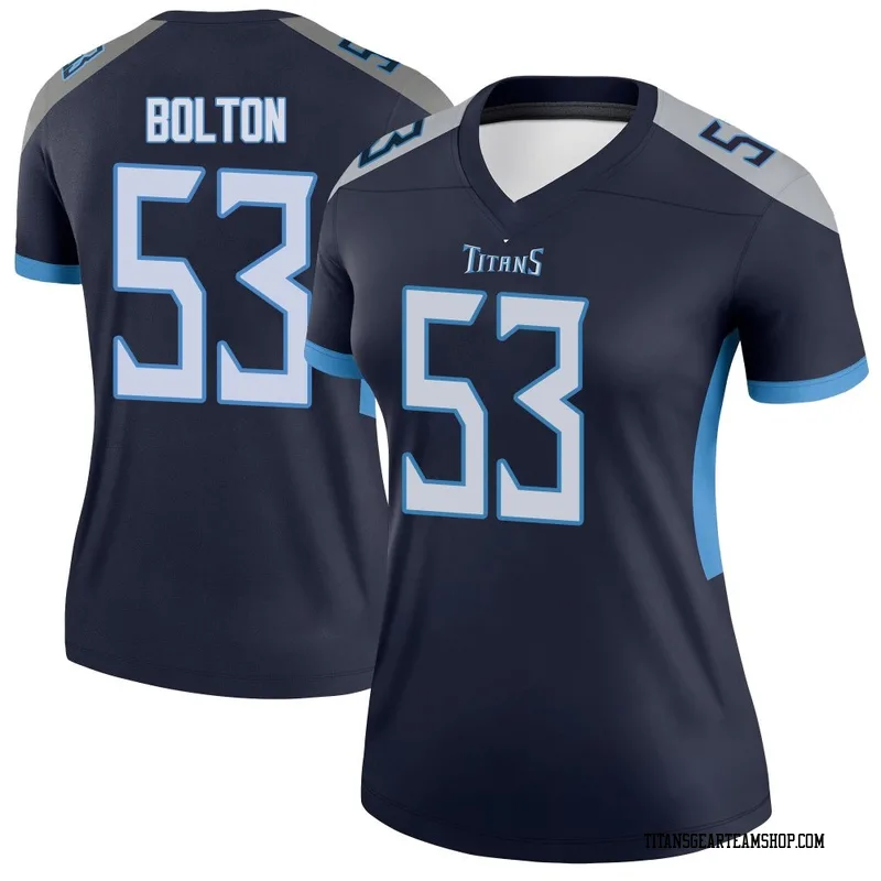 Women's Curtis Bolton III Tennessee Titans Nike Legend Jersey - Navy