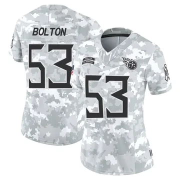 Women's Curtis Bolton III Tennessee Titans Nike Limited 2024 Salute to Service Jersey - Arctic Camo