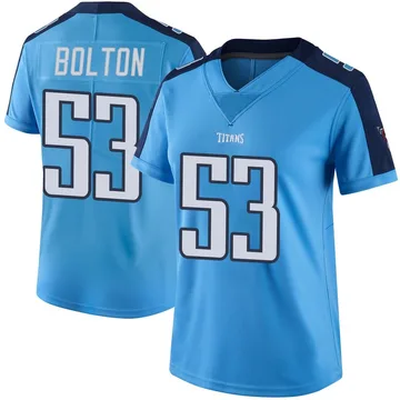 Women's Curtis Bolton III Tennessee Titans Nike Limited Color Rush Jersey - Light Blue