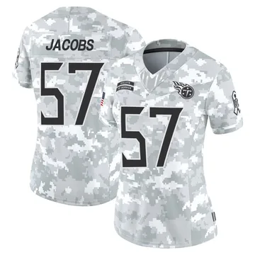 Women's Curtis Jacobs Tennessee Titans Nike Limited 2024 Salute to Service Jersey - Arctic Camo