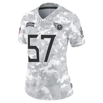 Women's Curtis Jacobs Tennessee Titans Nike Limited 2024 Salute to Service Jersey - Arctic Camo