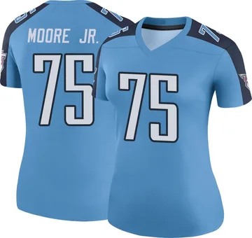 Women's Dan Moore Jr. Tennessee Titans Nike Legend Color Rush Jersey - Light Blue