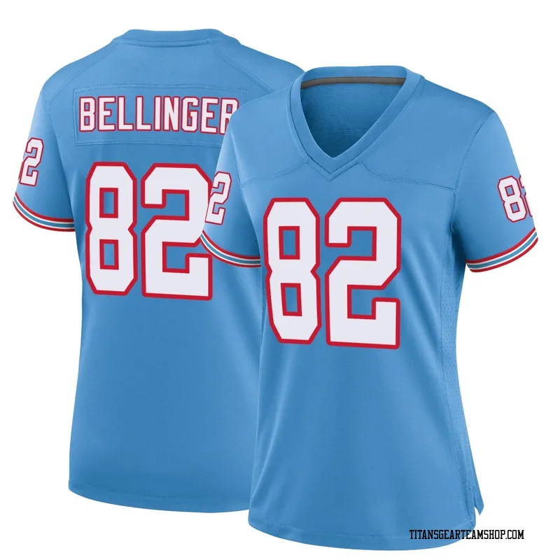 Women's Daniel Bellinger Tennessee Titans Nike Game Oilers Throwback Alternate Jersey - Light Blue