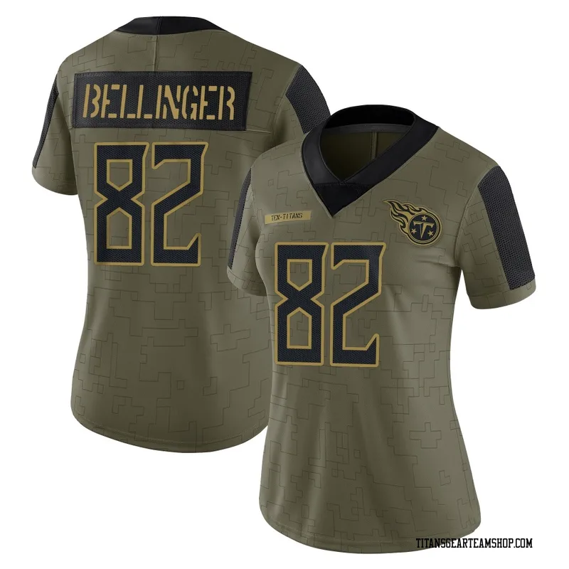 Women's Daniel Bellinger Tennessee Titans Nike Limited 2021 Salute To Service Jersey - Olive