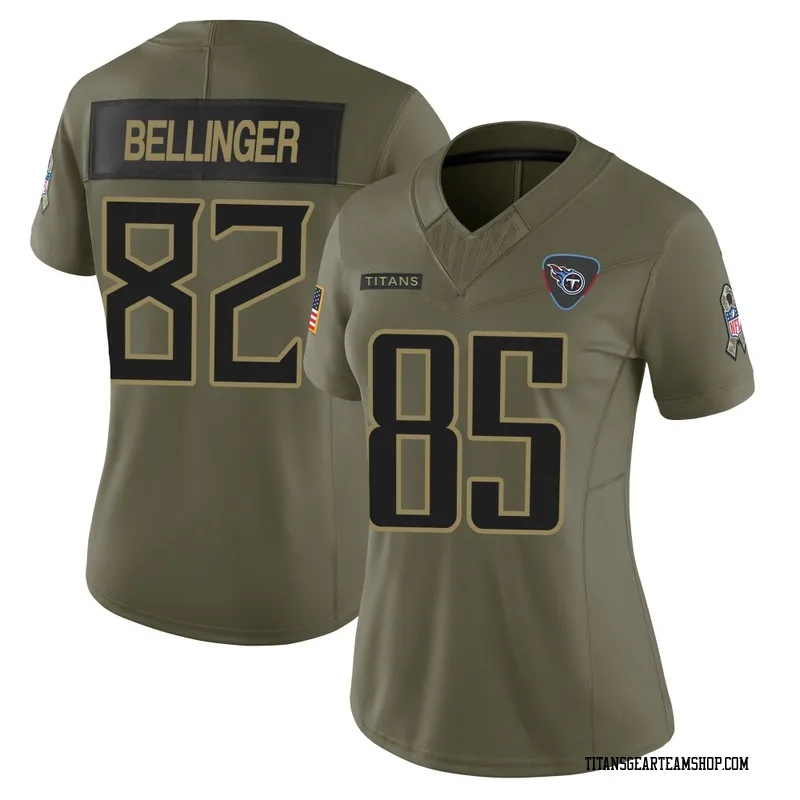 Women's Daniel Bellinger Tennessee Titans Nike Limited 2025 Salute to Service Jersey - Olive