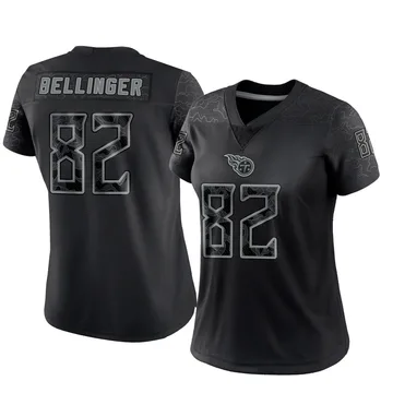 Women's Daniel Bellinger Tennessee Titans Nike Limited Reflective Jersey - Black