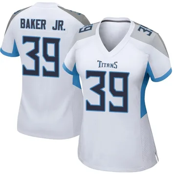 Women's Darrell Baker Jr. Tennessee Titans Nike Game Jersey - White