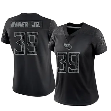 Women's Darrell Baker Jr. Tennessee Titans Nike Limited Reflective Jersey - Black
