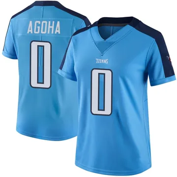 Women's David Agoha Tennessee Titans Nike Limited Color Rush Jersey - Light Blue
