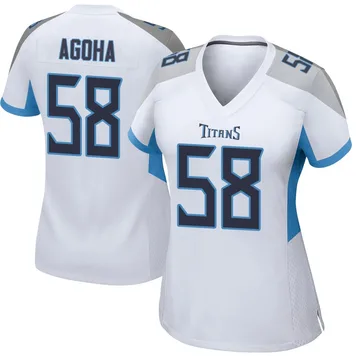 Women's David Ebuka Agoha Tennessee Titans Nike Game Jersey - White