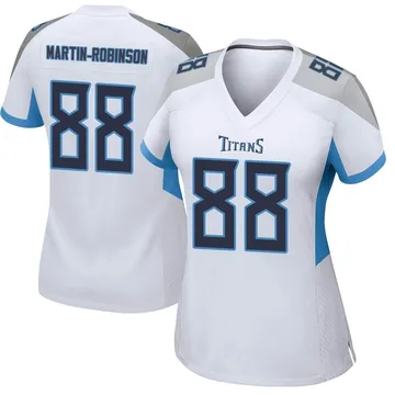 Women's David Martin-Robinson Tennessee Titans Nike Game Jersey - White