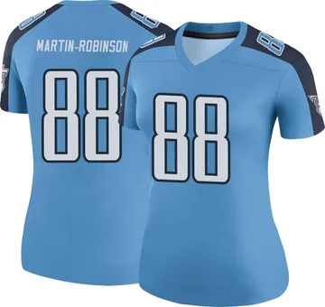 Women's David Martin-Robinson Tennessee Titans Nike Legend Color Rush Jersey - Light Blue