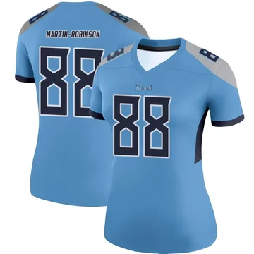 Women's David Martin-Robinson Tennessee Titans Nike Legend Jersey - Light Blue