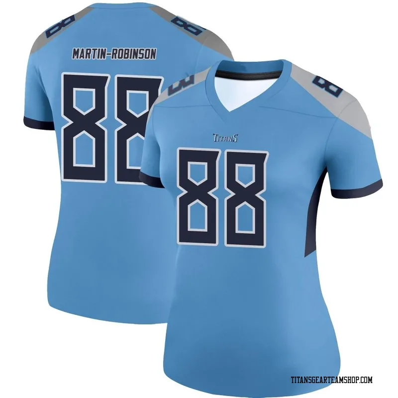 Women's David Martin-Robinson Tennessee Titans Nike Legend Jersey - Light Blue