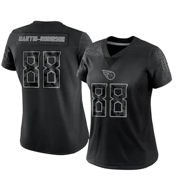 Women's David Martin-Robinson Tennessee Titans Nike Limited Reflective Jersey - Black