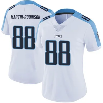 Women's David Martin-Robinson Tennessee Titans Nike Limited Vapor Untouchable Jersey - White