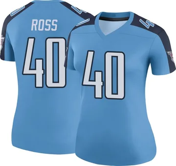 Women's Davion Ross Tennessee Titans Nike Legend Color Rush Jersey - Light Blue