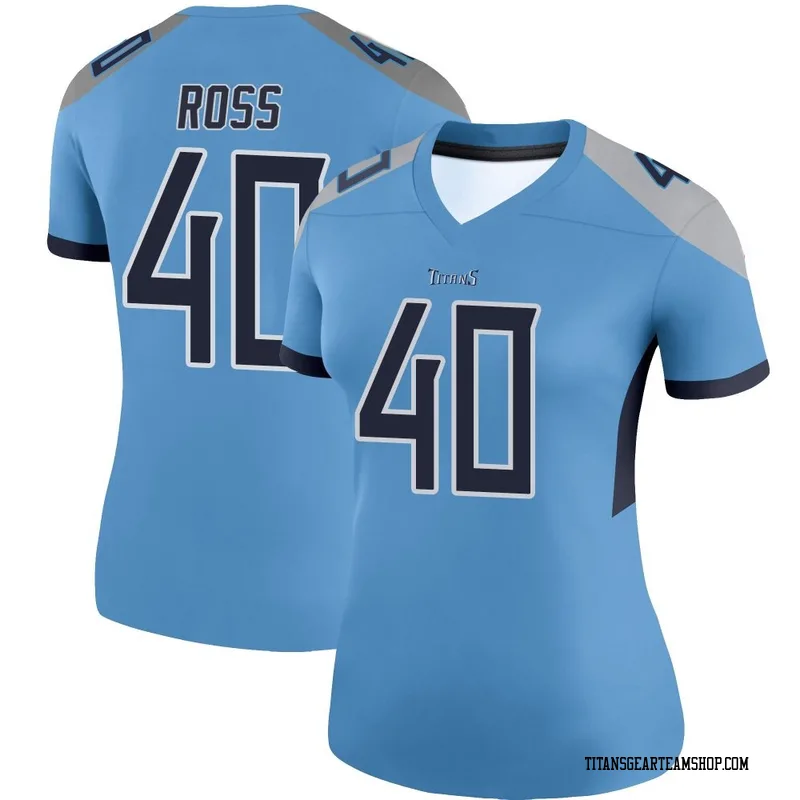Women's Davion Ross Tennessee Titans Nike Legend Jersey - Light Blue
