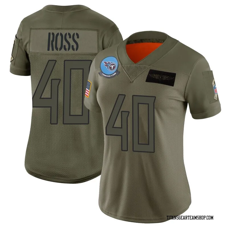 Women's Davion Ross Tennessee Titans Nike Limited 2019 Salute to Service Jersey - Camo