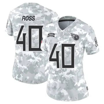 Women's Davion Ross Tennessee Titans Nike Limited 2024 Salute to Service Jersey - Arctic Camo