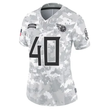Women's Davion Ross Tennessee Titans Nike Limited 2024 Salute to Service Jersey - Arctic Camo