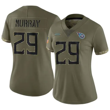 Women's DeMarco Murray Tennessee Titans Nike Limited 2022 Salute To Service Jersey - Olive
