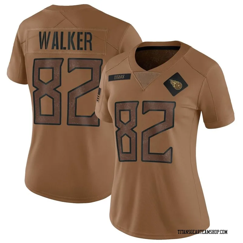 Women's Delanie Walker Tennessee Titans Nike Limited 2023 Salute To Service Jersey - Brown