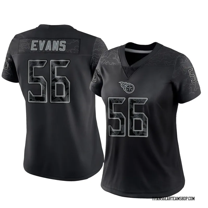 Women's Desmond Evans Tennessee Titans Nike Limited Reflective Jersey - Black