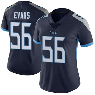 Women's Desmond Evans Tennessee Titans Nike Limited Vapor Untouchable Jersey - Navy