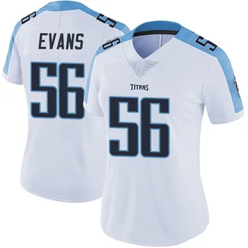 Women's Desmond Evans Tennessee Titans Nike Limited Vapor Untouchable Jersey - White
