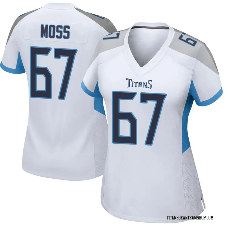 Women's Drew Moss Tennessee Titans Nike Game Jersey - White