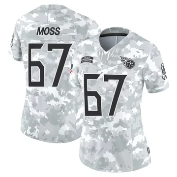 Women's Drew Moss Tennessee Titans Nike Limited 2024 Salute to Service Jersey - Arctic Camo