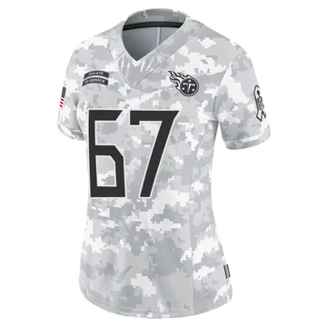 Women's Drew Moss Tennessee Titans Nike Limited 2024 Salute to Service Jersey - Arctic Camo