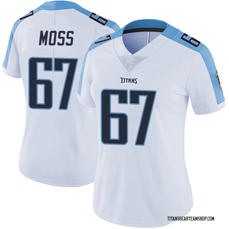 Women's Drew Moss Tennessee Titans Nike Limited Vapor Untouchable Jersey - White