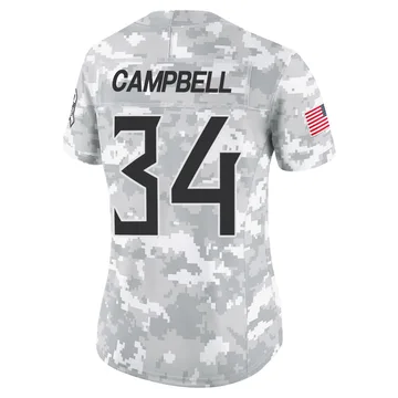 Women's Earl Campbell Tennessee Titans Nike Limited 2024 Salute to Service Jersey - Arctic Camo
