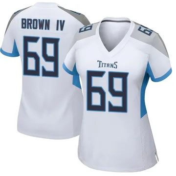 Women's Earnest Brown IV Tennessee Titans Nike Game Jersey - White