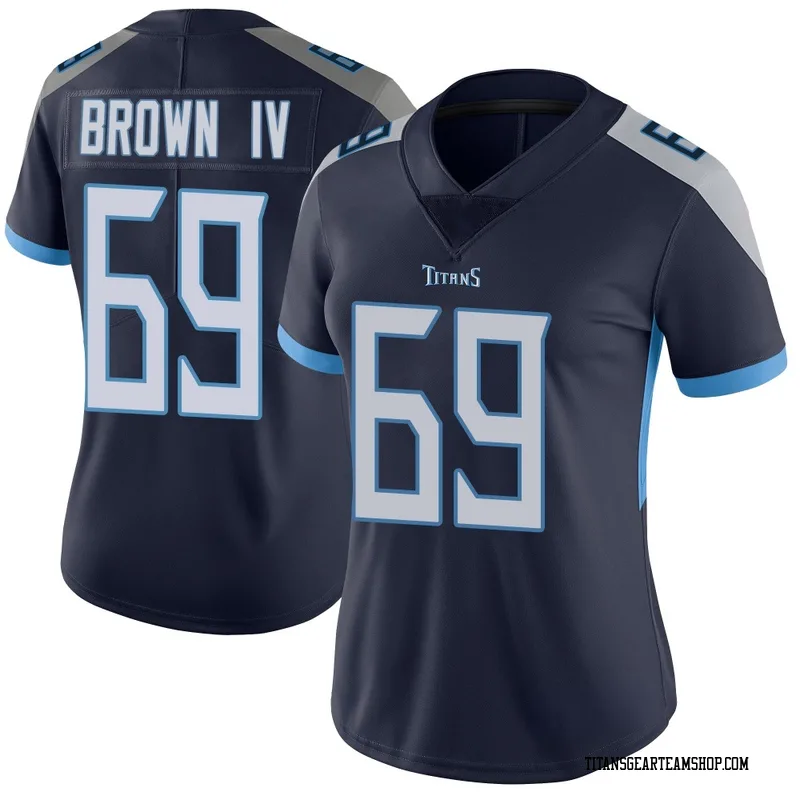 Women's Earnest Brown IV Tennessee Titans Nike Limited Vapor Untouchable Jersey - Navy