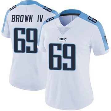 Women's Earnest Brown IV Tennessee Titans Nike Limited Vapor Untouchable Jersey - White