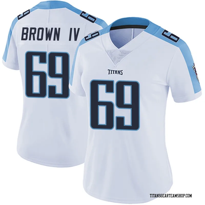 Women's Earnest Brown IV Tennessee Titans Nike Limited Vapor Untouchable Jersey - White