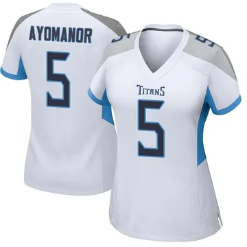 Women's Elic Ayomanor Tennessee Titans Nike Game Jersey - White