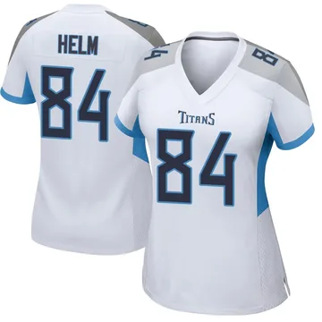 Women's Gunnar Helm Tennessee Titans Nike Game Jersey - White
