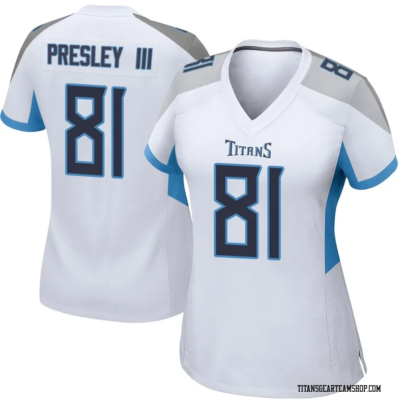 Women's Hal Presley III Tennessee Titans Nike Game Jersey - White