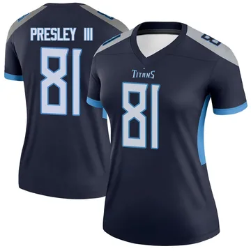 Women's Hal Presley III Tennessee Titans Nike Legend Jersey - Navy