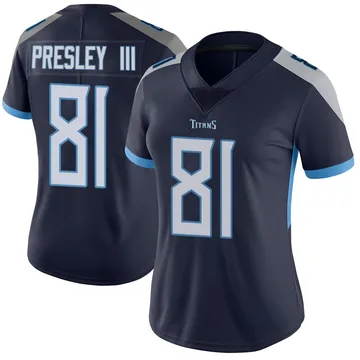 Women's Hal Presley III Tennessee Titans Nike Limited Vapor Untouchable Jersey - Navy