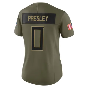 Women's Hal Presley Tennessee Titans Nike Limited 2025 Salute to Service Jersey - Olive